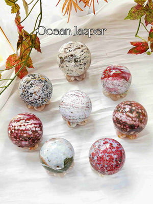 5 Lots Ocean Jasper Spheres 70% OFF