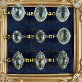 Natural Prasiolite Ring (Green quartz)