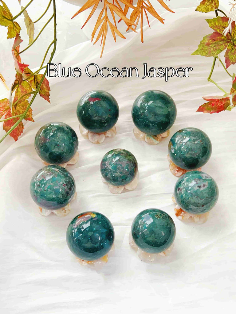 5 Lots Ocean Jasper Spheres 70% OFF