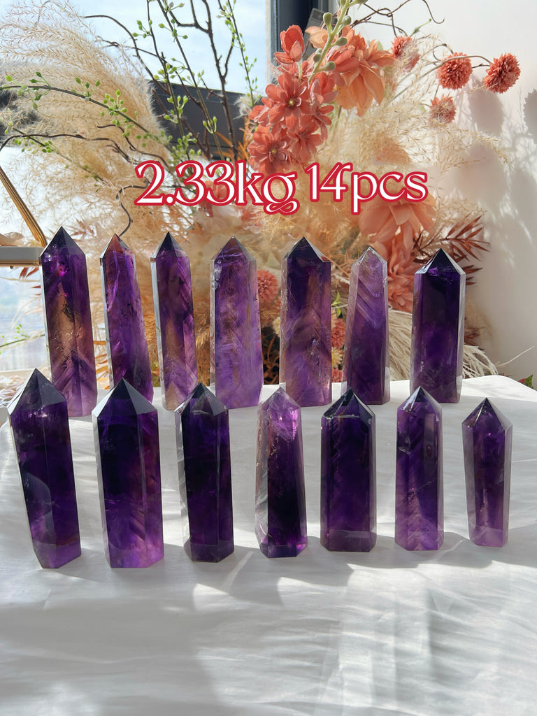 4 Lots Amethyst Tower 70% OFF