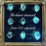 Natural Herkimer diamond Ring