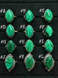 Natural Malachite Ring